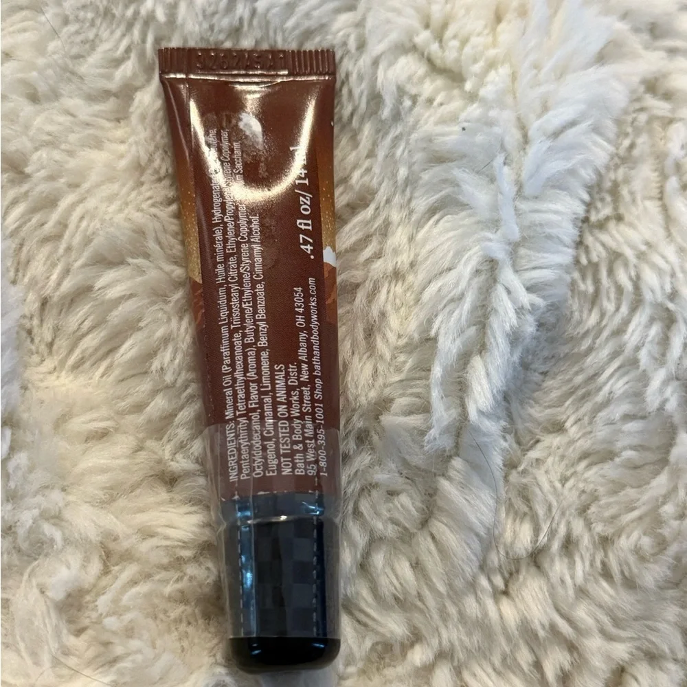 Bath & Body works Jolly Gingerbread Village Lip Gloss NWT sealed